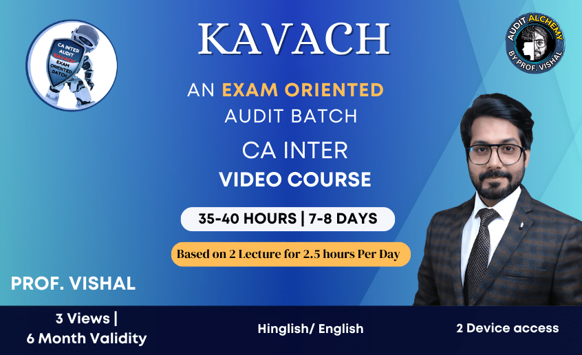 CA Inte Audit exma oriented  Kavach Batch